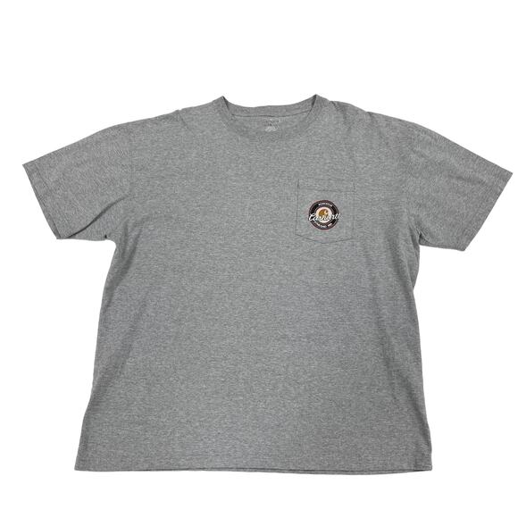 Carhartt Short Sleeve Pocket T Shirt Gray Mens 2XL - Picture 1 of 7